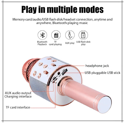 mihraaj Wireless Bluetooth Karaoke Microphone — Verwandle jeden Ort in deine persönliche Showbühne und fühl den Adrenalinkick deiner Performance!