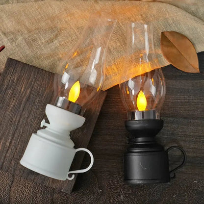GlowHaven LED-Laterne — Genieße sorgenfreie Gemütlichkeit mit authentischem Kerzenschein überall!