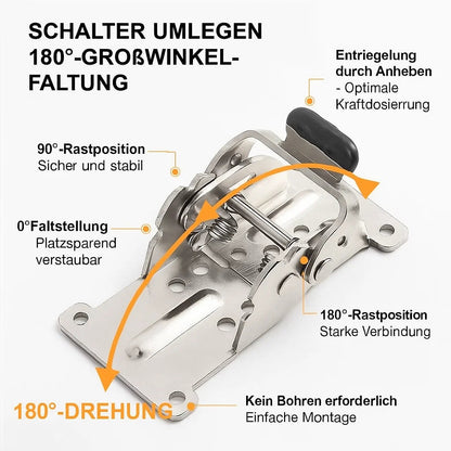 Ultrakraft Klapppower — So sicher, dass dein Tisch nie wieder wackelt, egal wie schwer die Last!