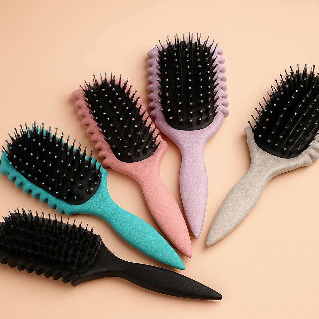 CurlSavvy Styling Brush — Schmerzfrei zu glänzenden, lebendigen Locken, die dich verzaubern