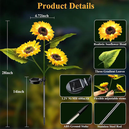 LuminaFlare — Verzaubere deinen Garten mit magischem, sorgenfreiem Sonnenlicht bis spät in die Nacht!