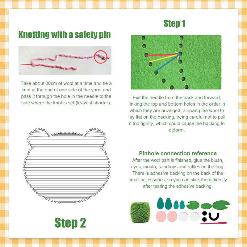 DIY Embroidery Doll Kit for Kids — Entfessele spielerische Kreativität und Stolz in kleinen Händen!