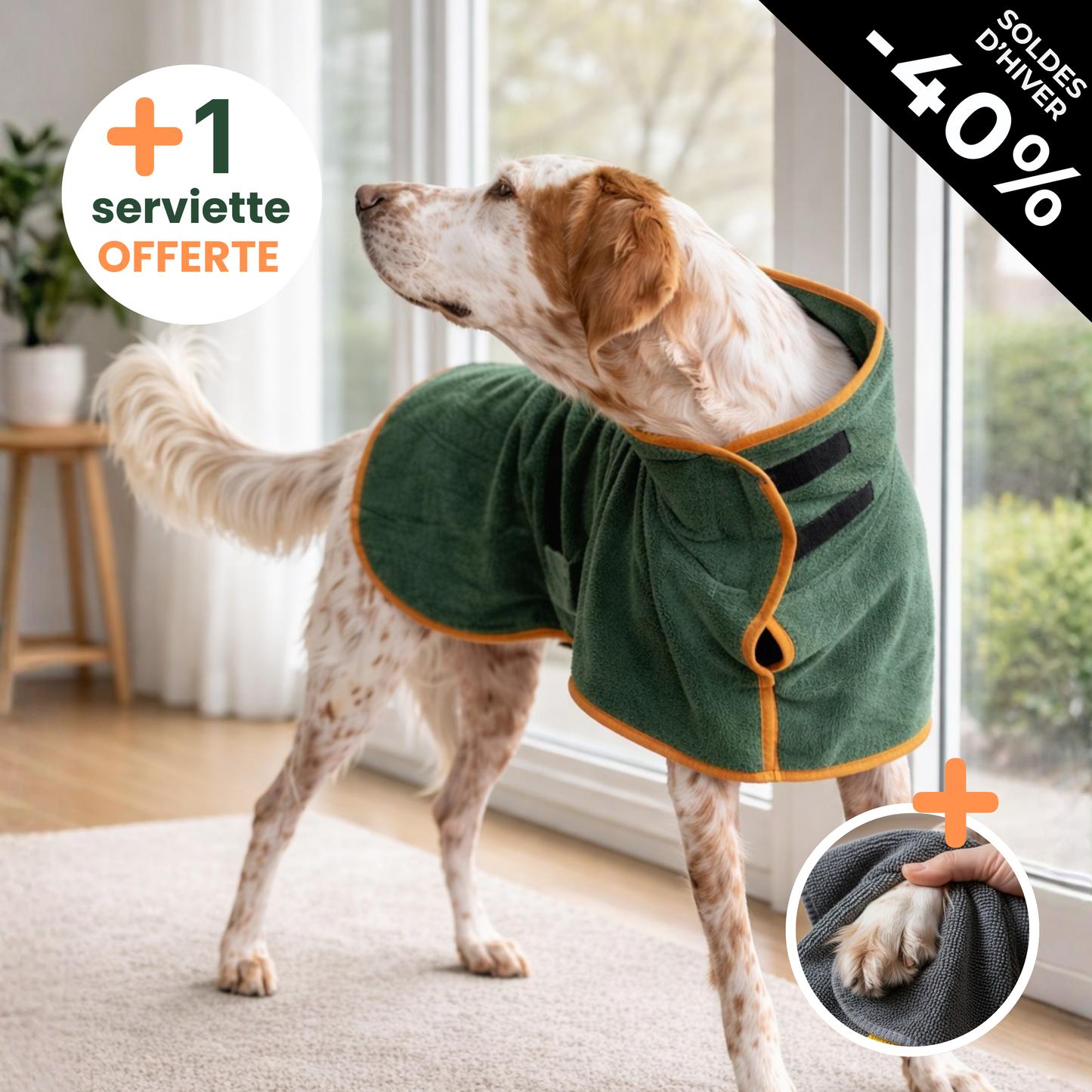 DryBreeze — Mach Schluss mit klatschnassen Hunden und kuschligem Trocken-Glück!