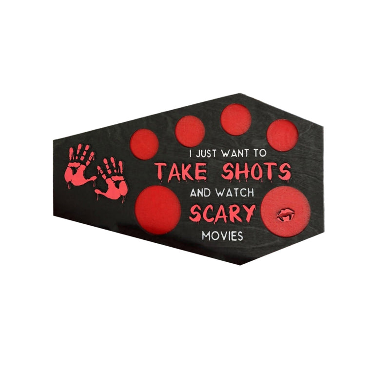 DarkRitual Sarg-Shot-Servierteller — Verwandelt deine Party in ein unvergessliches Horror-Abenteuer voller Nervenkitzel und cooler Grusel-Atmosphäre (2 Stück)