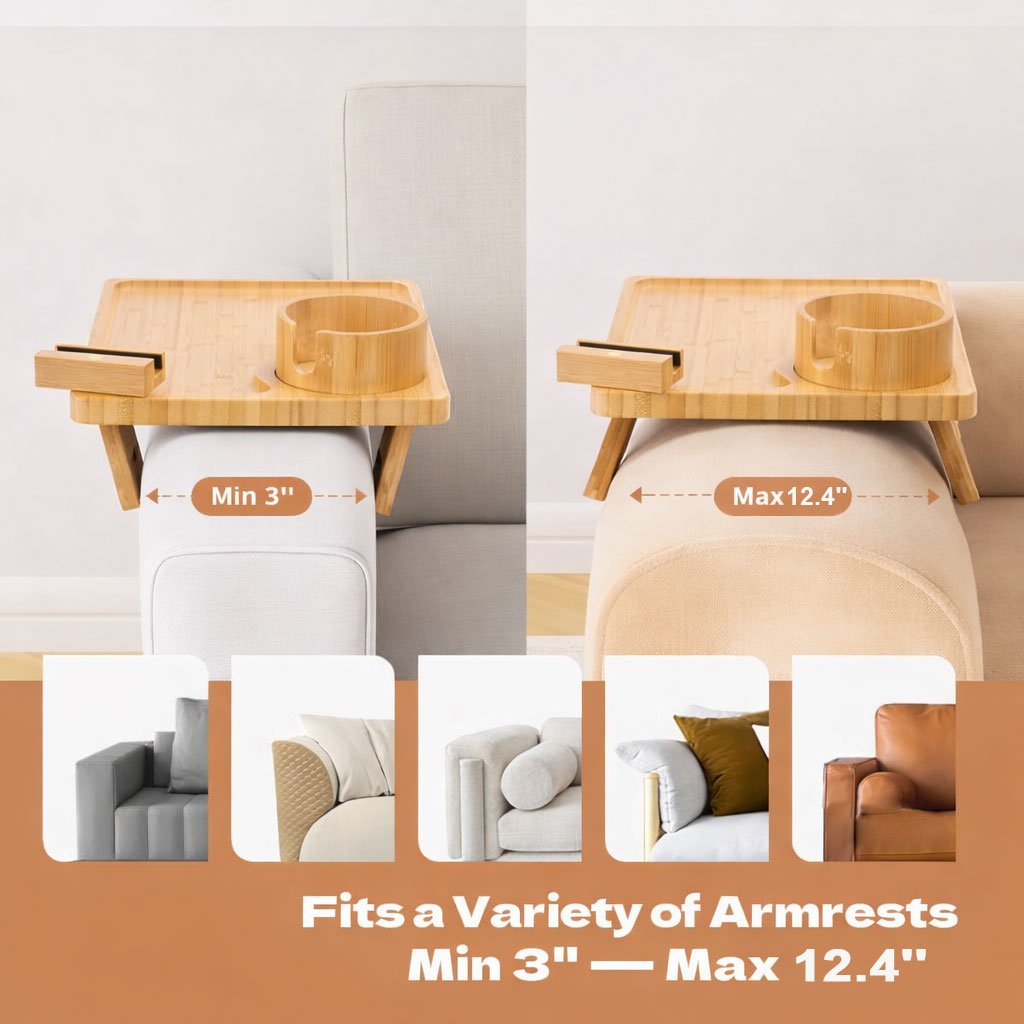 FlexiTray — Deine persönliche Wohlfühloase für entspannten Sofa-Genuss ohne Chaos
