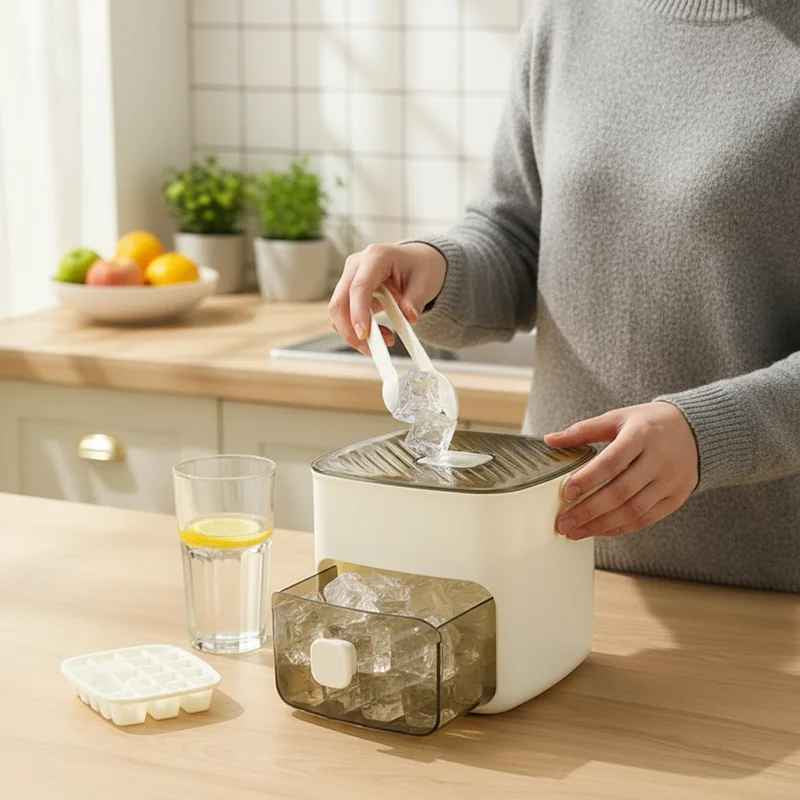 FreezeNinja — Perfekte Eiswürfel auf Knopfdruck für stressfreie Erfrischung und makellose Frische!