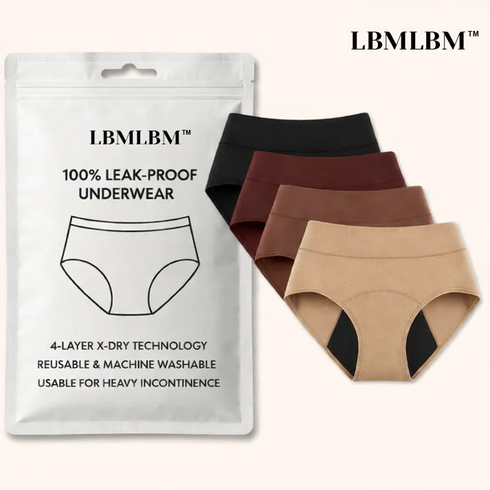 LeakShield Underwear 4er-Pack — Fühl Dich sicher, selbstbewusst und geschützt – kein Auslaufen, keine Peinlichkeiten mehr!