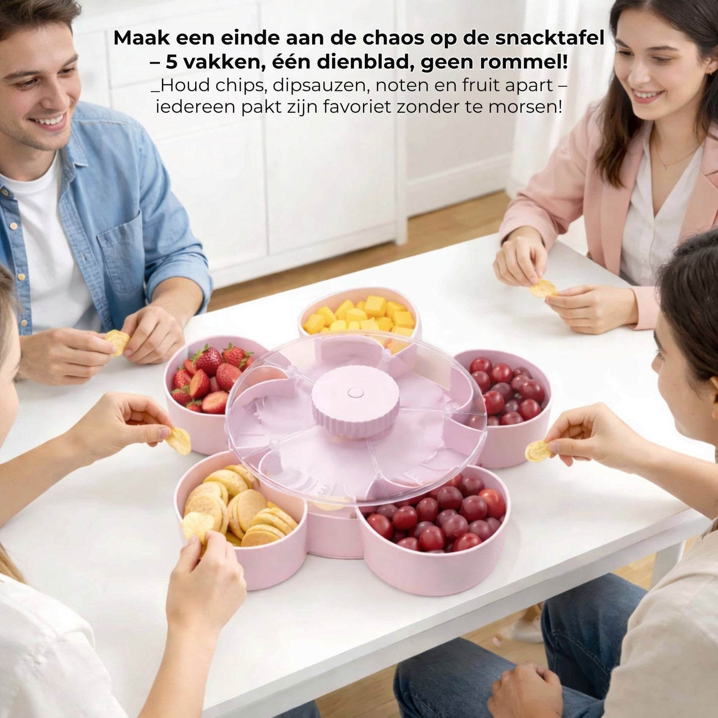 SnackWhirl — Entfache den Snackspaß ohne Chaos und genieße jede Runde stressfrei!