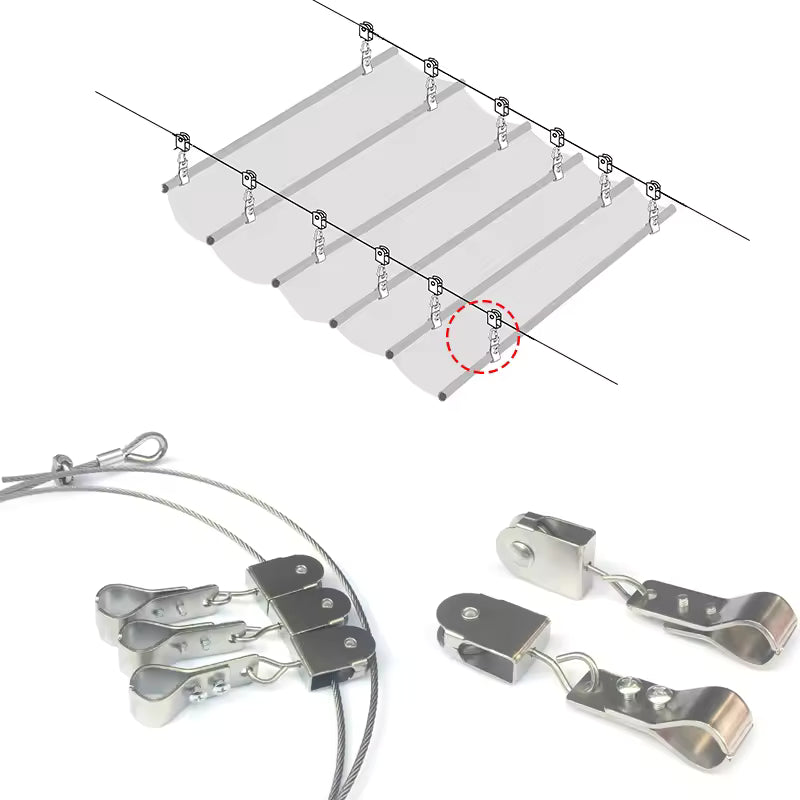 TitanFalcon Edelstahl-Hardware — Mach dein Sonnensegel zur unerschütterlichen Wohlfühl-Oase bei jedem Wetter!