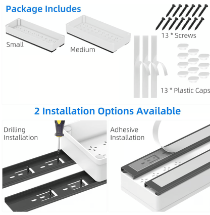 FlexiSlide Organizer — Schluss mit Schrankchaos und immer alles griffbereit fühlen!