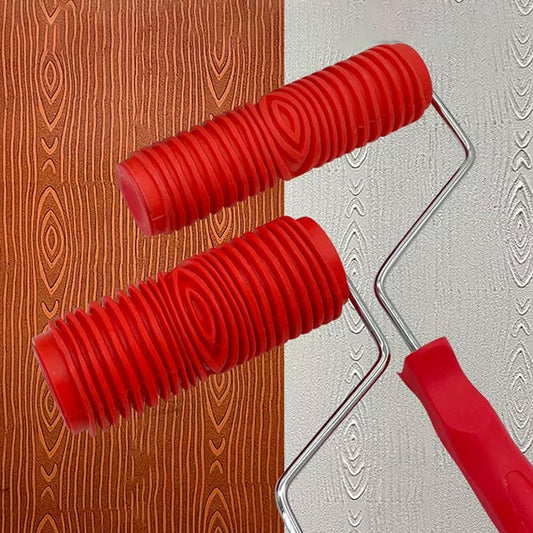 HolzZauber Wall Roller — Verwandelt jede Wand in ein warmes Naturkunstwerk in Minuten!