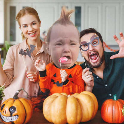 SchreiAlarm Baby-Maske — Verwandle jede Party in dein persönliches Horror-Highlight!