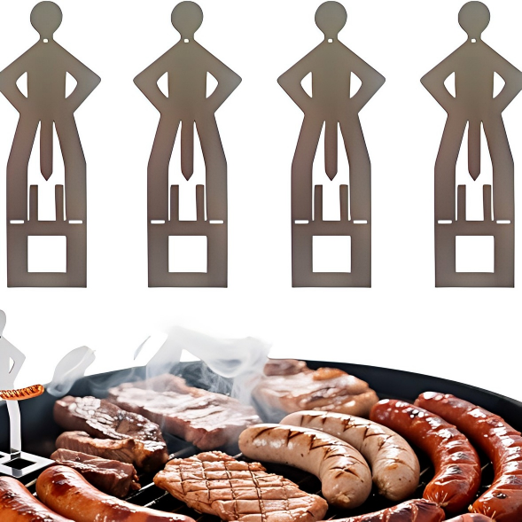 EasyHold Würstchen-Ständer — Genieße saftigen Biss ohne Chaos und Stress beim Grillen!