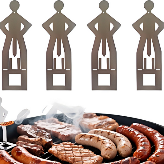 EasyHold Würstchen-Ständer — Genieße saftigen Biss ohne Chaos und Stress beim Grillen!