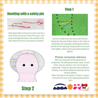 DIY Embroidery Doll Kit for Kids — Entfessele spielerische Kreativität und Stolz in kleinen Händen!