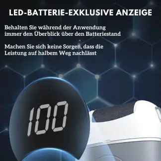 Mivoza Elektrischer Hornhautentferner — Befrei deine Füße und genieße seidenweiche Leichtigkeit bei jedem Schritt!