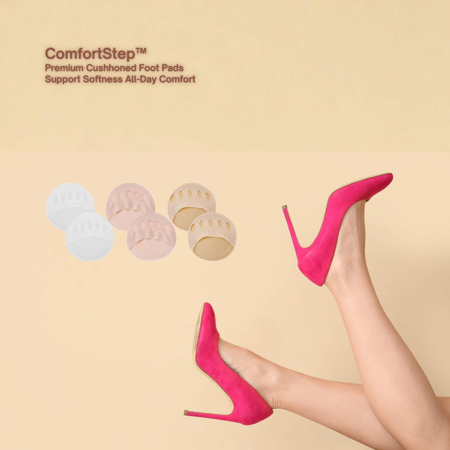 StepGuard — Schmerzfrei und selbstbewusst in High Heels durchwolkenweichen Komfort