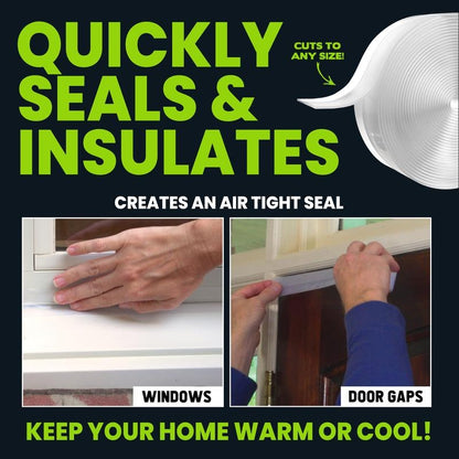 FlexiSeal Pro — Mach dein Zuhause kuschelig warm und leise, ohne Aufwand!