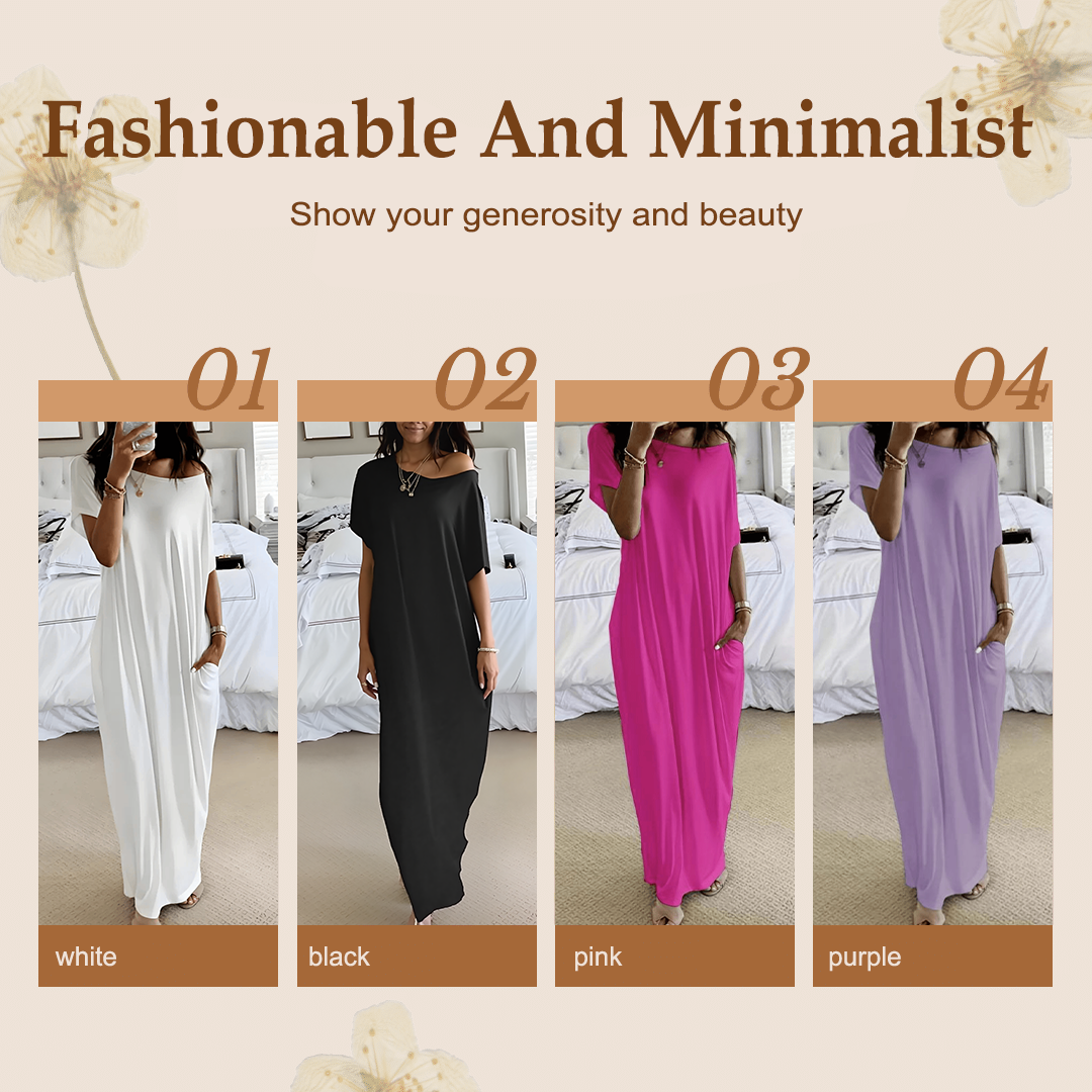 Sommerleichtes V-Ausschnitt-Kleid — Spüre den ganzen Tag kühl-frische Freiheit und stilvolle Leichtigkeit