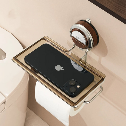 Elm Wood / Toilet Paper Holder — Schnell montiert, bombenfest & stilvoll für dein makelloses Bad!