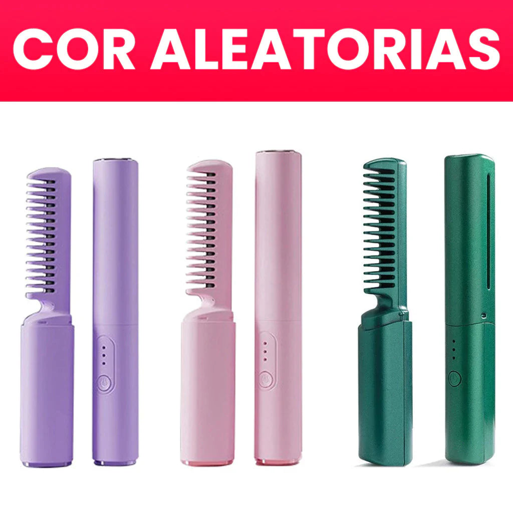 Glatzza™ Mini-Glättbürste — Seidig-glattes Traumhaar in 60 Sekunden, das alle Blicke fesselt!