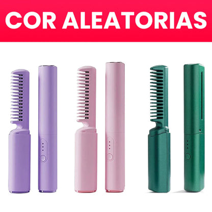 Glatzza™ Mini-Glättbürste — Seidig-glattes Traumhaar in 60 Sekunden, das alle Blicke fesselt!