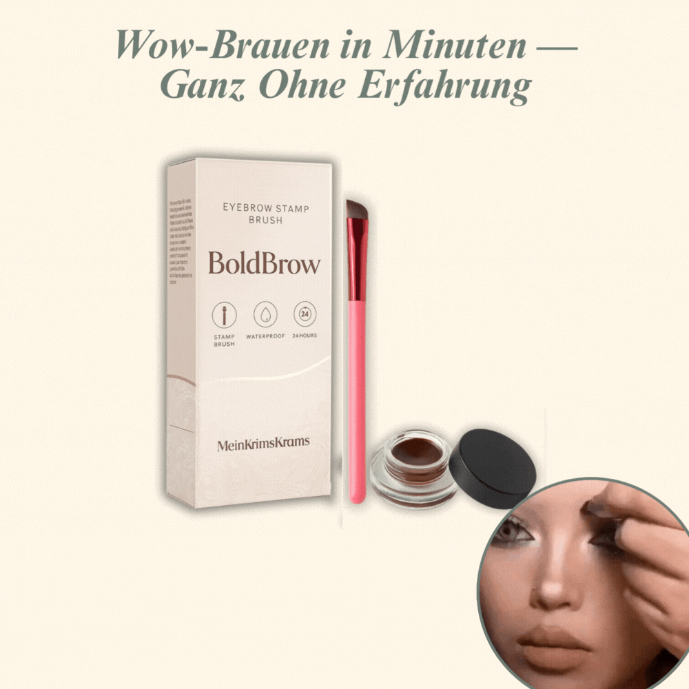 BoldBrow™ Magic 4D Stempel-Pinsel — Verleihe Deinen Brauen Unwiderstehliche Fülle, Die Jeden Blick Magnetisch Anzieht!