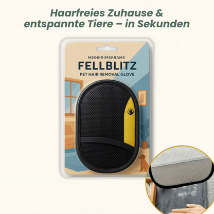 Fellblitz™ — Sanfte Pflege, die dein Zuhause haarfrei und dein Tier entspannt macht!