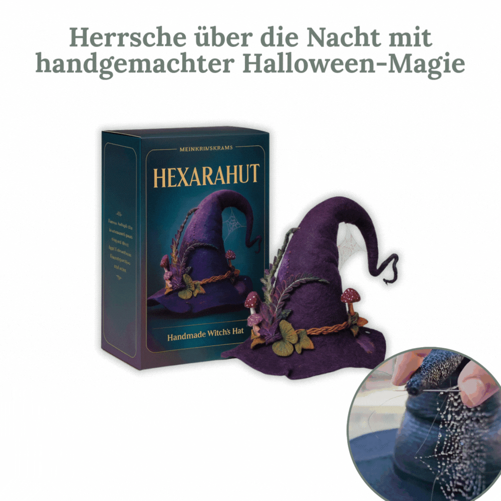 Hexara-Hut — Verwandle dich in die strahlende Königin der Halloween-Nacht