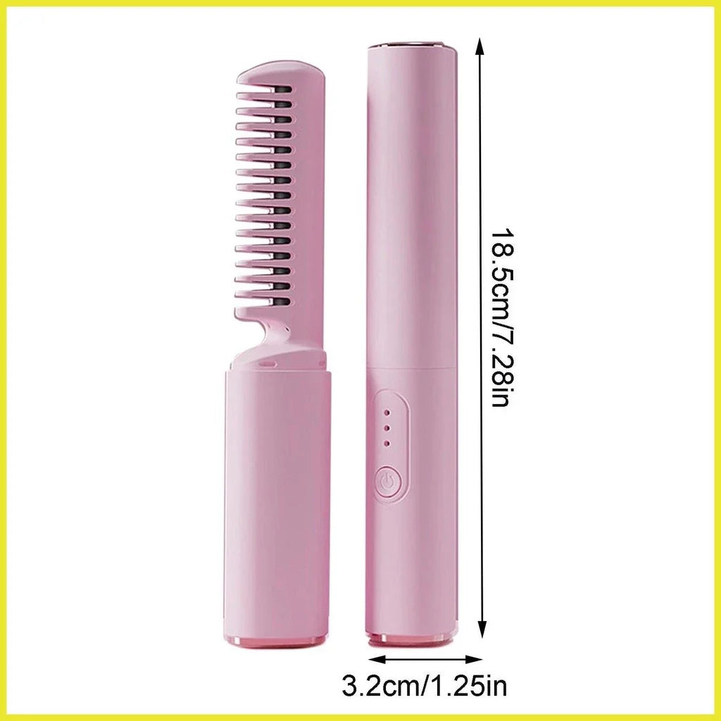 Glatzza™ Mini-Glättbürste — Seidig-glattes Traumhaar in 60 Sekunden, das alle Blicke fesselt!