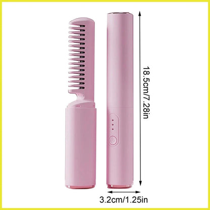 Glatzza™ Mini-Glättbürste — Seidig-glattes Traumhaar in 60 Sekunden, das alle Blicke fesselt!