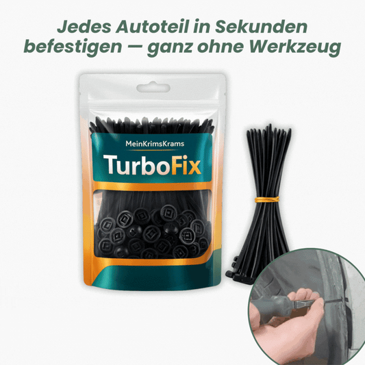 TurboFix Universal Profi-Kabelbinder — Schluss mit fummeligen Schrauben und endlosem Nachziehen!