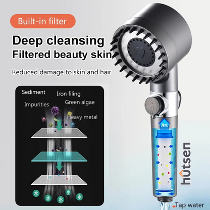 VitaSpray 4-in-1 Wellness-Duschkopf — Entfache Deine Kraftquelle mit jeder Dusche für strahlende Haut und pure Entspannung
