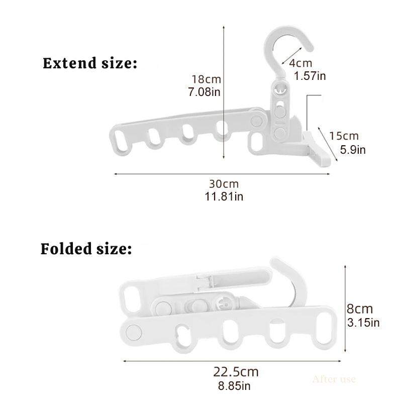 HangProx Kleiderbügel — Nie wieder zerknitterte Klamotten auf Reisen, immer perfekt gestylt und super platzsparend!
