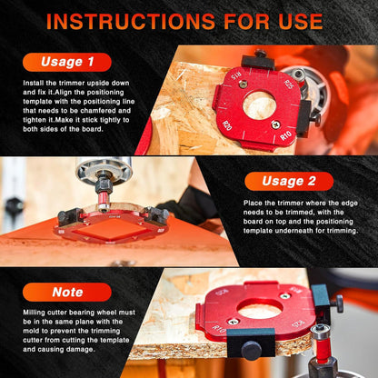 4 in 1 Arc Angle Positioning Template — Perfekte Holzkanten ohne Frust, jedes Mal treffsicher & professionell