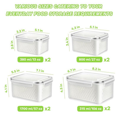 FreshGuard System — Bewahre jeden Bissen knackige Frische und hol dir endlich Ordnung ohne Verschwendung!