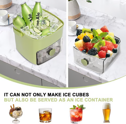 Eiszauber Pro — Knopfdruck-Eis für stressfreie Drinks und pure Erfrischung!