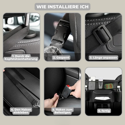 TurboTidy Car Organizer — Schluss mit Stress und Chaos – Dein Auto immer blitzschnell aufgeräumt!