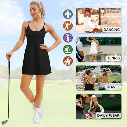 FlowFit Dress — Beweg dich frei und fühl dich sexy stark den ganzen Tag