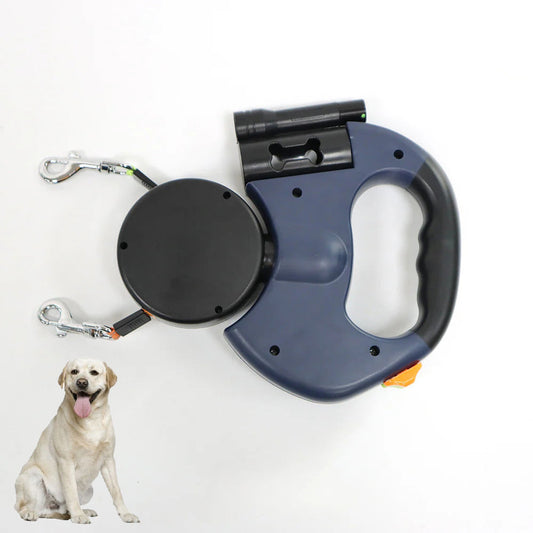 PowerPup Duo-Leash — Endlich stressfreie Spaziergänge mit zwei Hunden in perfekter Harmonie