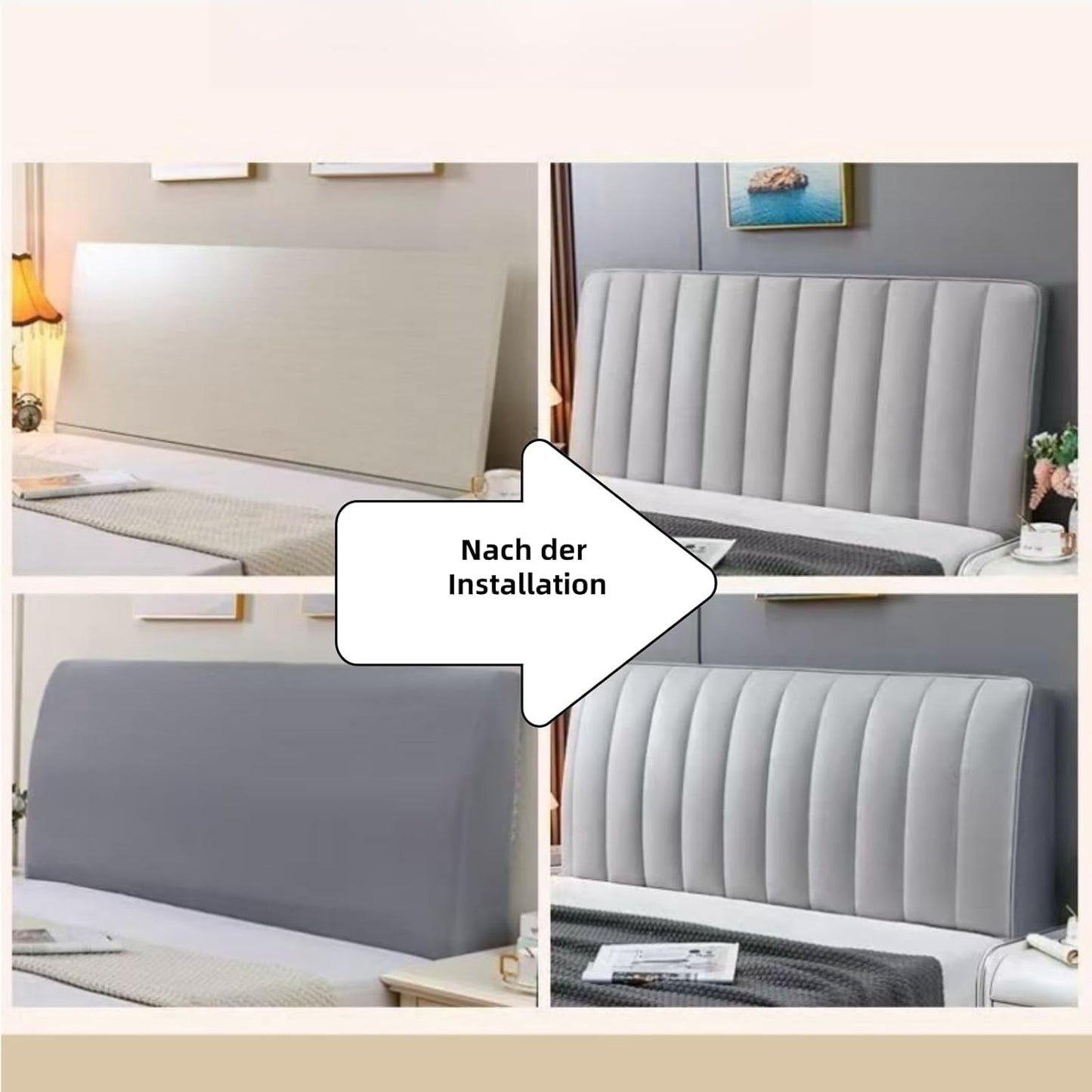 LuxFit — Verwandelt Dein Kopfteil in ein makelloses Design-Highlight voller Komfort und Frische!