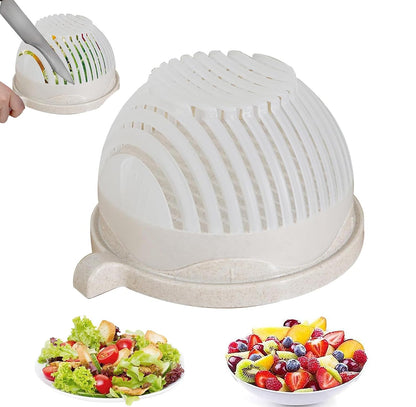 VeggieSlice Pro — Mach Salatmachen sicher, schnell und mühelos zum Kinderspiel! (2 Stück)