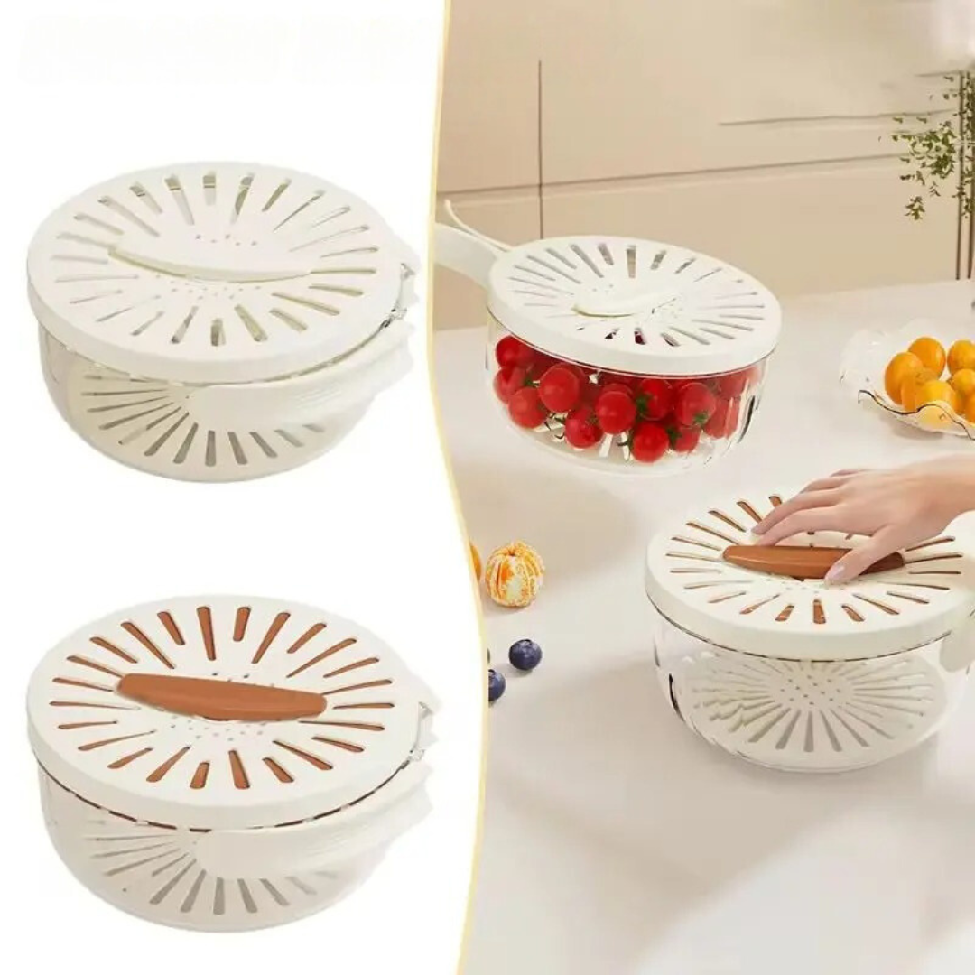 FlexDrain Pro — Endlich frische Früchte ohne Chaos und Tropfenstress!