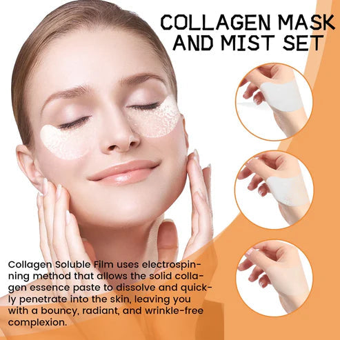 SkinDrip Collagen Film Maske — Entfessele den ultimativen Glow und stopp die Hautalterung jetzt!