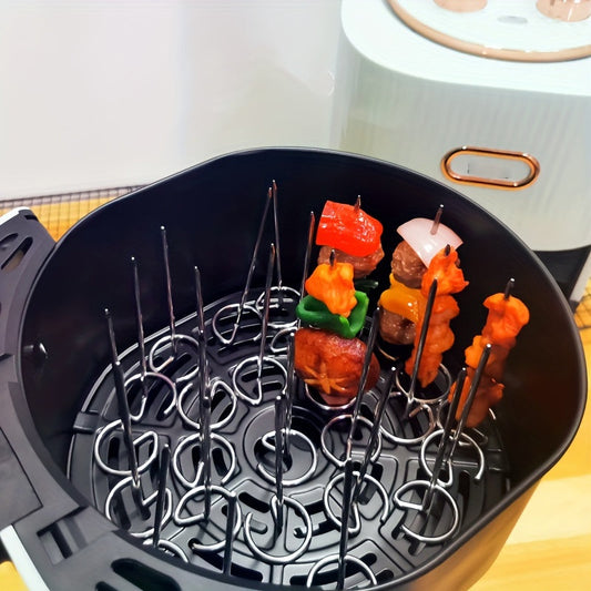 GrillMeisterX™ Turbo-Spieße — Perfekte, saftige Spieße ohne Drehstress für deine ultimative Grillparty (10 Stück)