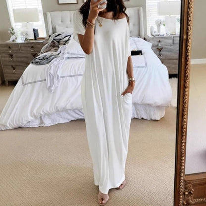 Sommerleichtes V-Ausschnitt-Kleid — Spüre den ganzen Tag kühl-frische Freiheit und stilvolle Leichtigkeit