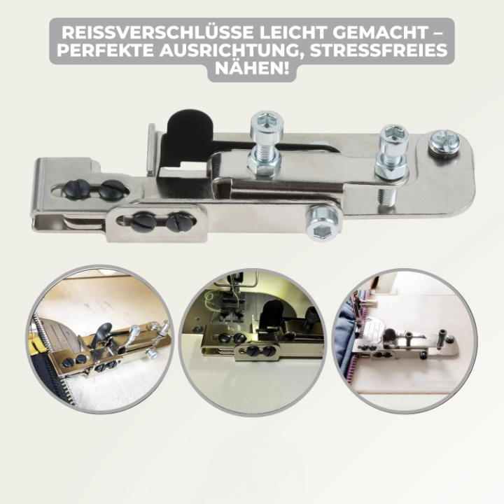 ZipperMaster Pro — Perfekte, faltenfreie Reißverschlüsse für Profi-Nähkunst im Handumdrehen!