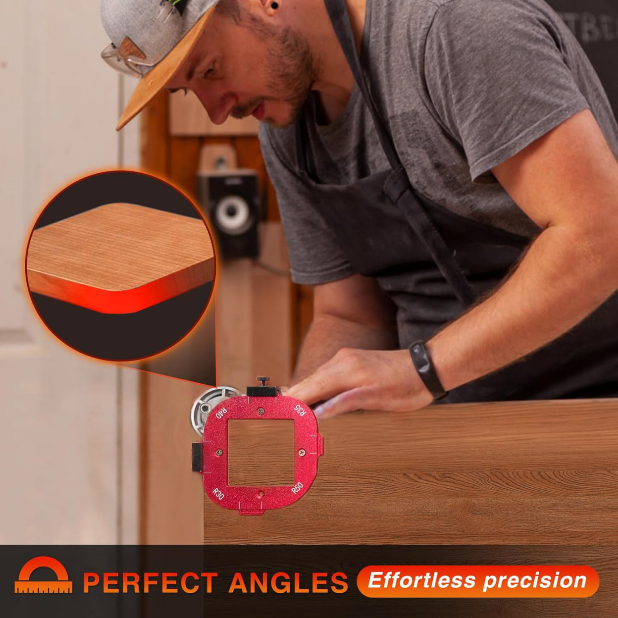 4 in 1 Arc Angle Positioning Template — Perfekte Holzkanten ohne Frust, jedes Mal treffsicher & professionell