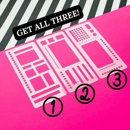 FlexiStencil — Verleihe deinem Bullet Journal meisterhafte Ordnung und kreative Magie auf jedem Blatt!