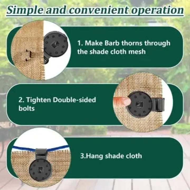 GardenGrip Pro Clips — Nie wieder wackelige Netze dank sicherem Halt bei jedem Wetter!